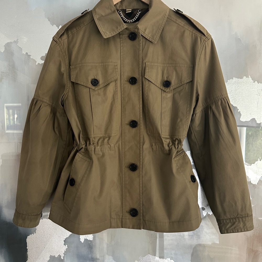 Burberry Khaki Utility Jacket for Women